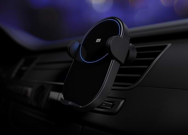 Фото - Автодержатель с беспроводной зарядкой Xiaomi Mi Qi Car Wireless Charger Black 20W (WCJ02ZM) (GDS4127GL)