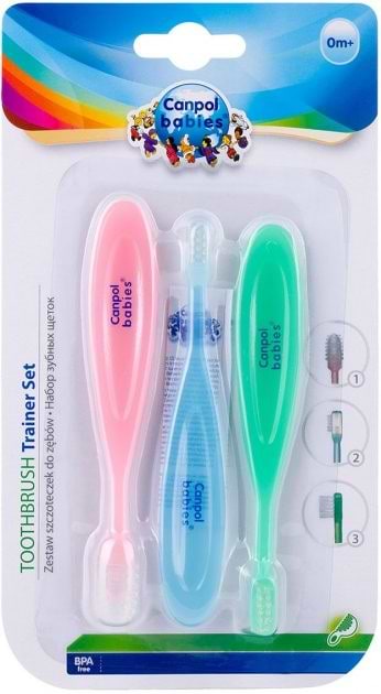 Фото - Зубная щетка мануальная детская Canpol babies Набор 3 шт. (2/421)