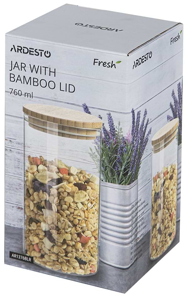 Фото - Ємність для сипучих Ardesto Fresh 760 мл (AR1376BLR)