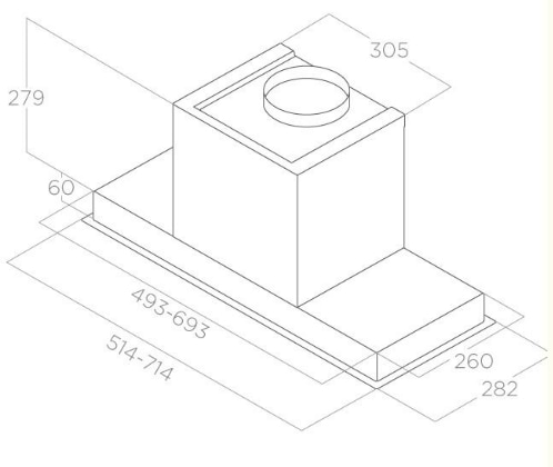 Фото - Вытяжка встраиваемая Elica INN 2.0 IX/A/72