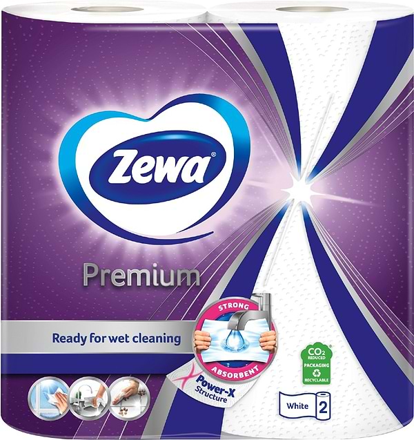 Фото - Полотенца бумажные Zewa Premium (7322541191331)