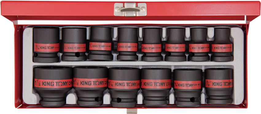 Набір торцевих голівок KING TONY 1/2" 14 шт. (4414SP)