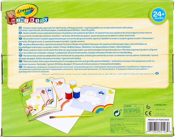 Фото - Набір для малювання Crayola фарбами Mini Kids (washable) (256698.006)