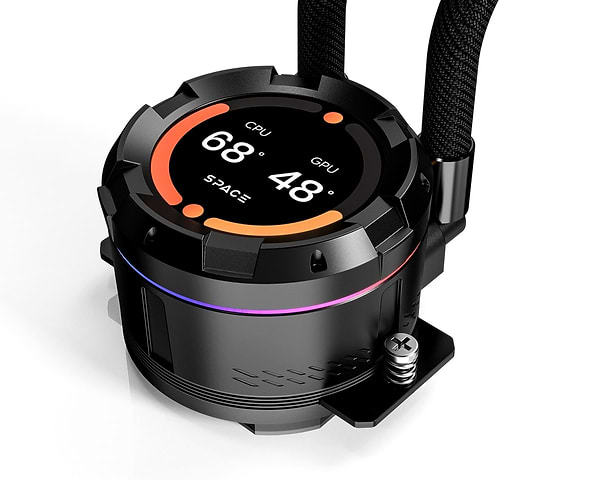 Фото - Водяная система охлаждения ID-Cooling Space LCD SL360 Pro SE