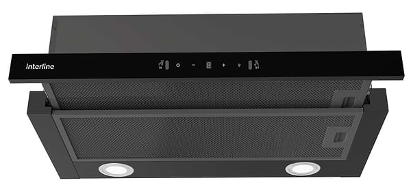 Фото - Витяжка вбудована Interline SLIM ULTRA GLASS BL A/60