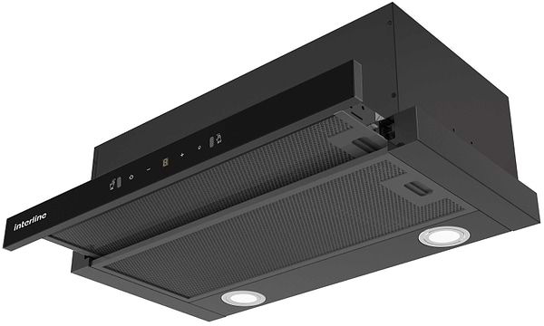 Фото - Витяжка вбудована Interline SLIM ULTRA GLASS BL A/60