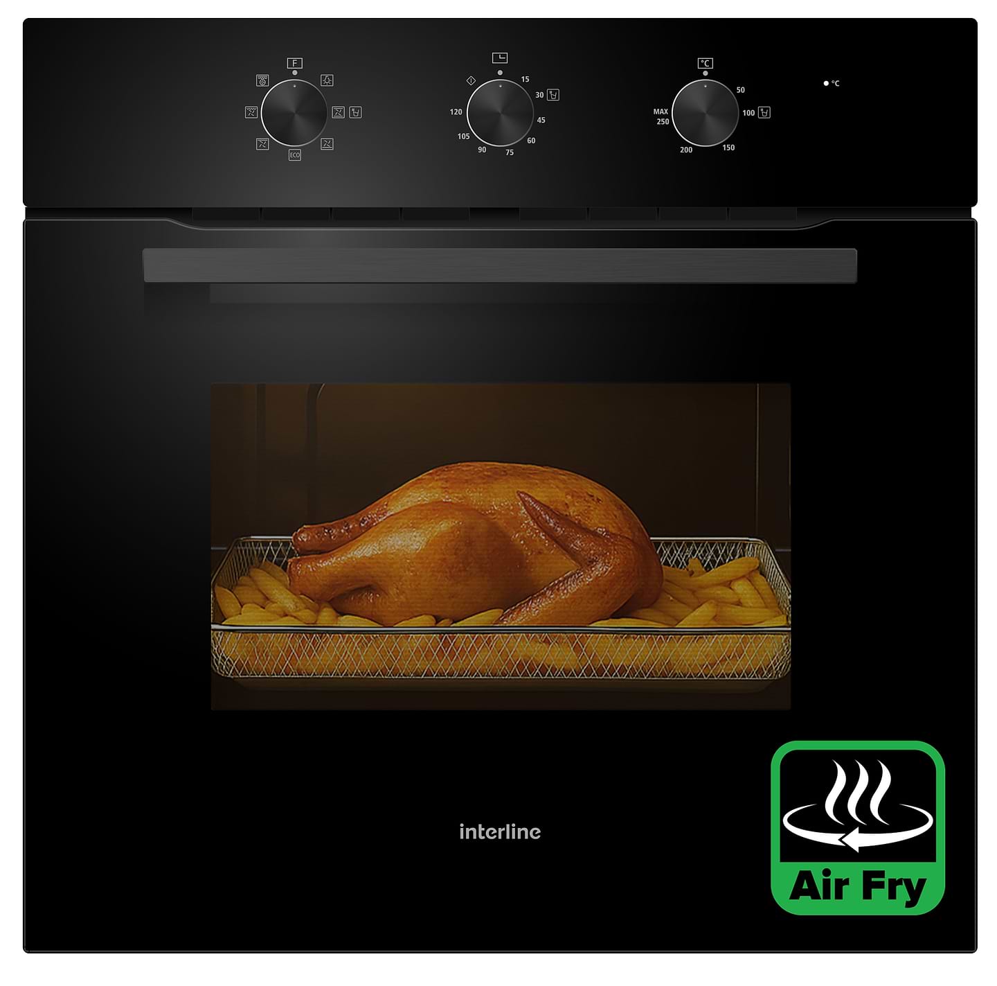 Духовой шкаф Interline OFG 383 MRG BA AirFry - Фото 1