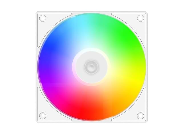 Фото - Корпусный вентилятор ID-Cooling AS-120-ARGB-W