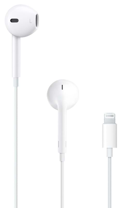 Наушники вкладыши проводные Apple EarPods with Mic Lightning (MMTN2ZM/A)