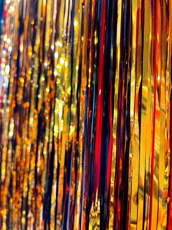 Фото - Мішура Halloween YES! Fun Штора для фотозони, l-50 см, h-270 см, зол.