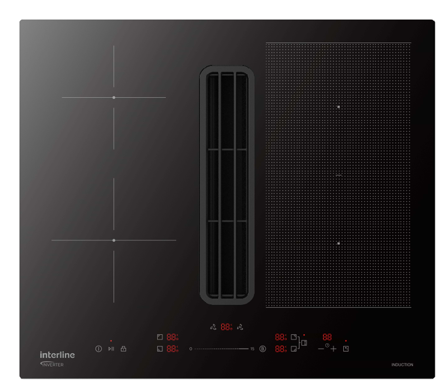 Варочная панель электрическая Interline HIV 960 SIR BA SYNERGY - Фото 1