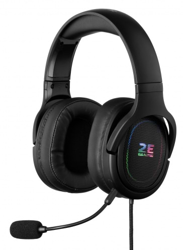 Гарнитура проводная игровая 2E HG330 RGB USB 7.1 Black (2E-HG330BK-7.1) - Фото 1
