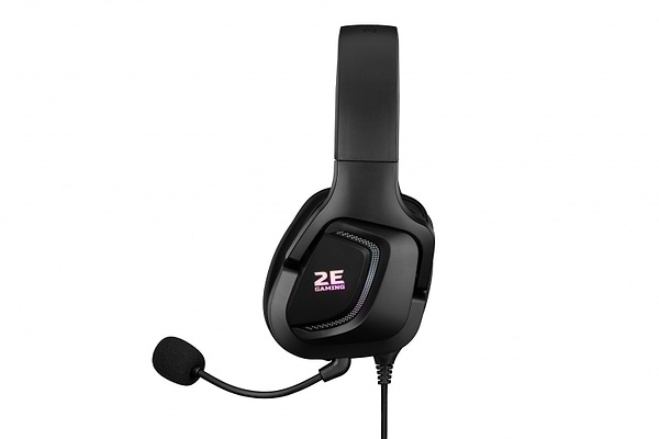Фото - Гарнитура проводная игровая 2E HG340 RGB 3.5mm Black (2E-HG340BK)