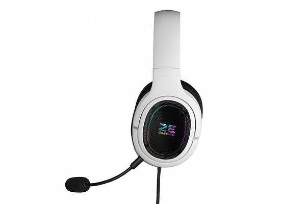 Фото - Гарнитура проводная игровая 2E HG330 RGB USB 7.1 White (2E-HG330WT-7.1)