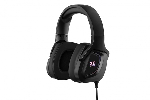Фото - Гарнітура дротова ігрова 2E HG340 RGB USB 7.1 Black (2E-HG340BK-7.1)
