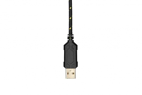 Фото - Гарнітура дротова ігрова 2E HG340 RGB USB 7.1 Yellow (2E-HG340YW-7.1)