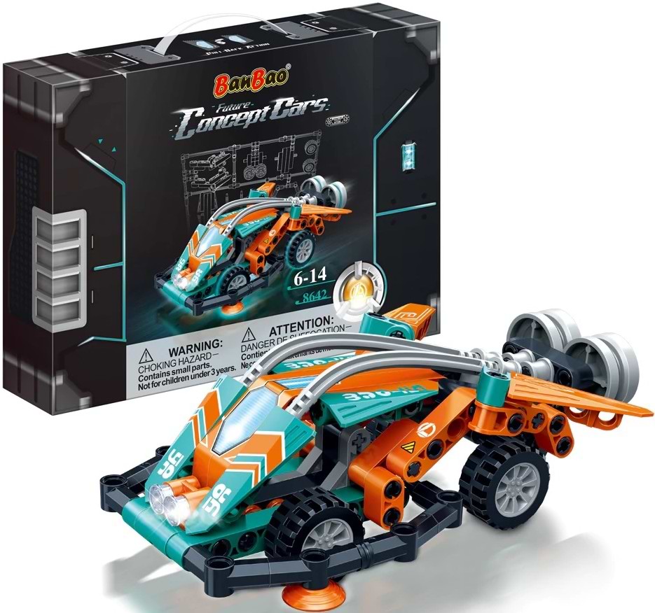 Пластиковий конструктор Banbao "Ексклюзивні авто" Блискавка (352 елм.) (8642)