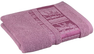 Фото - Рушник для обличчя GM Textile махровий пудра бамбук 50x90