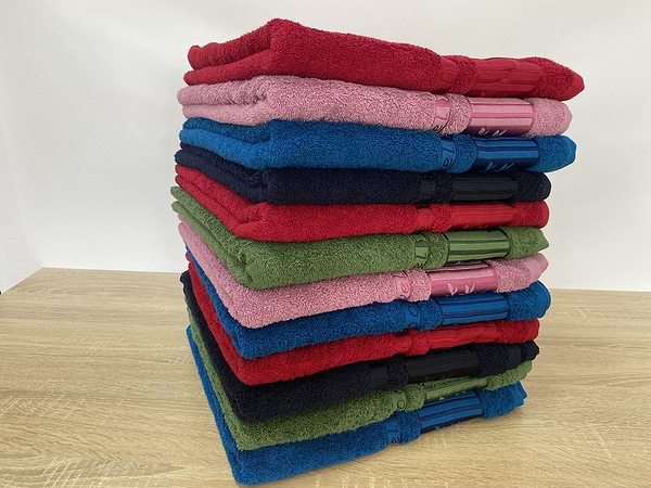 Фото - Рушник для обличчя GM Textile махровий пудра бамбук 50x90