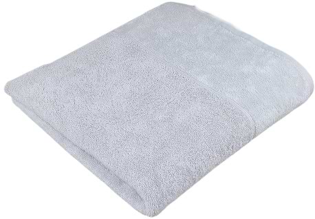 Фото - Рушник банний GM Textile махровий срібний Міладо 70x140