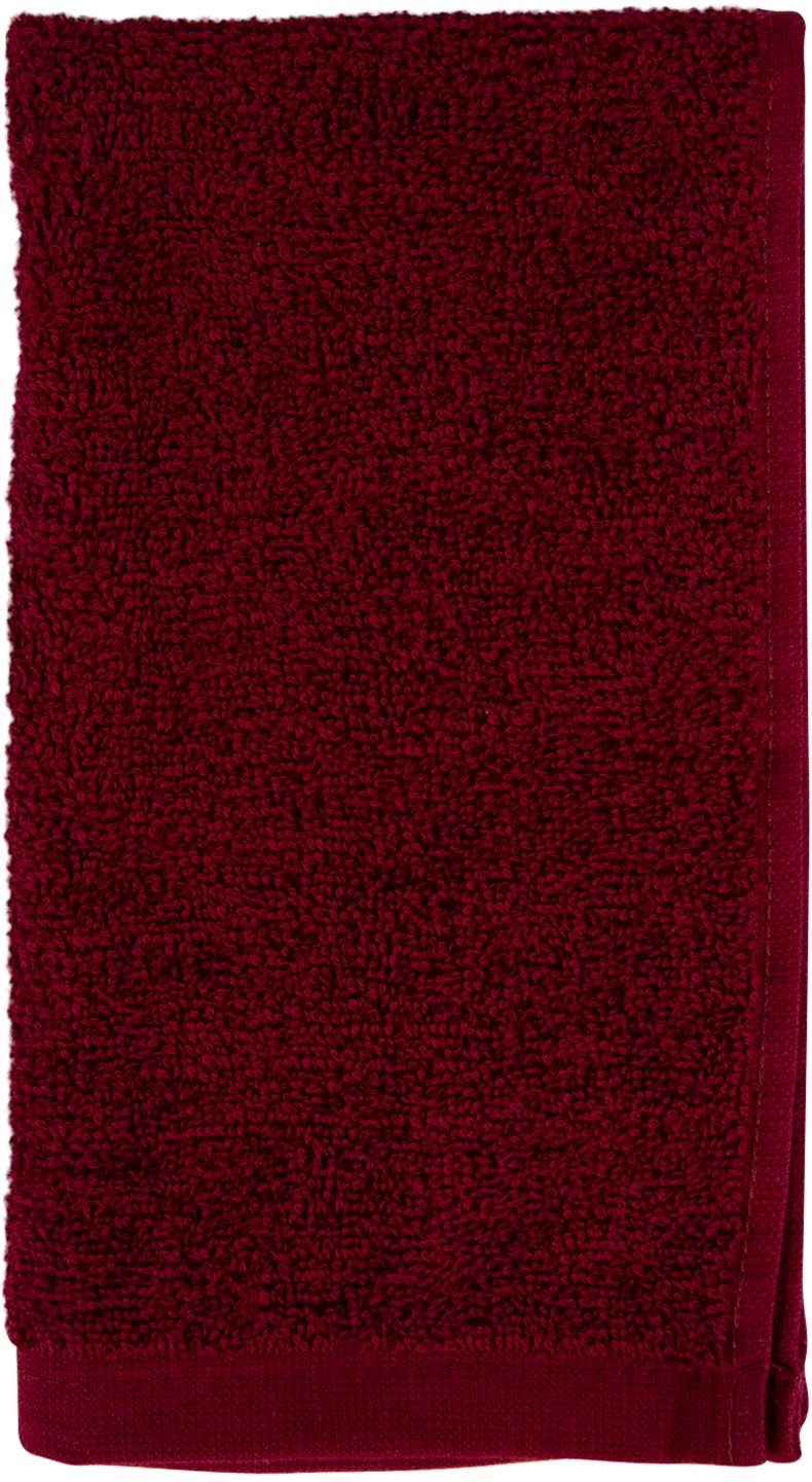Фото - Рушник для рук GM Textile махровий бордовий 30x50