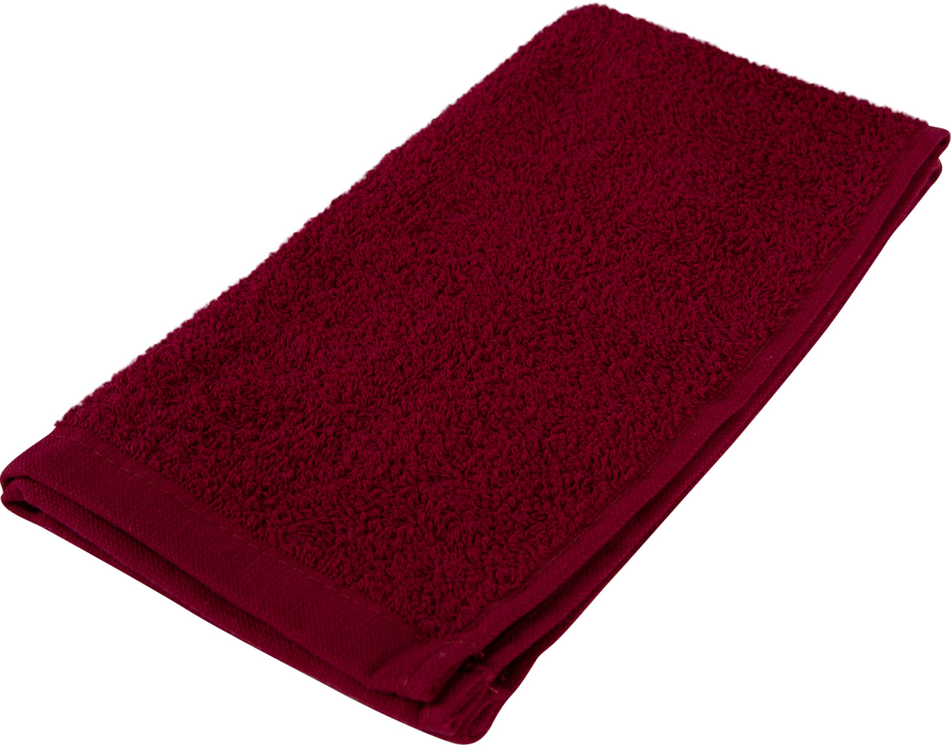 Рушник для рук GM Textile махровий бордовий 30x50 - Фото 1