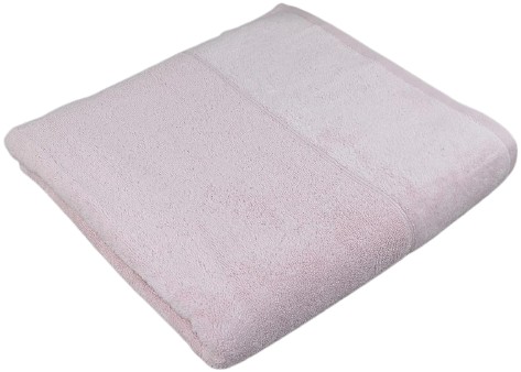Фото - Рушник банний GM Textile махровий пудра Міладо 70x140