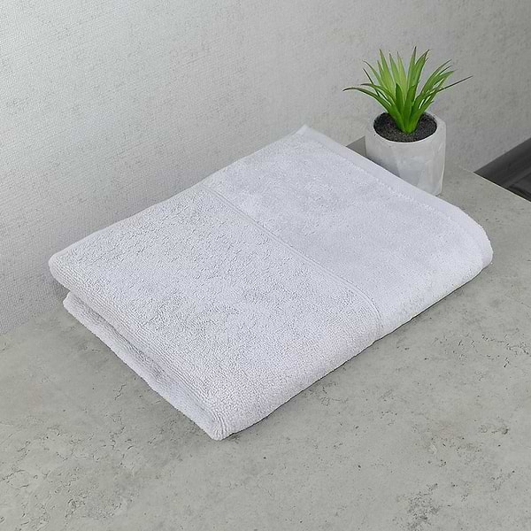 Фото - Рушник для обличчя GM Textile махровий срібний Міладо 50x90