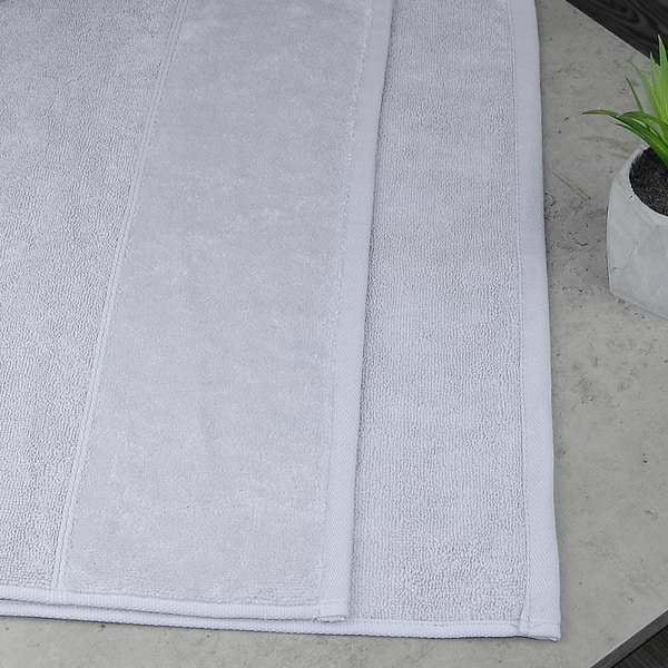 Фото - Рушник для обличчя GM Textile махровий срібний Міладо 50x90