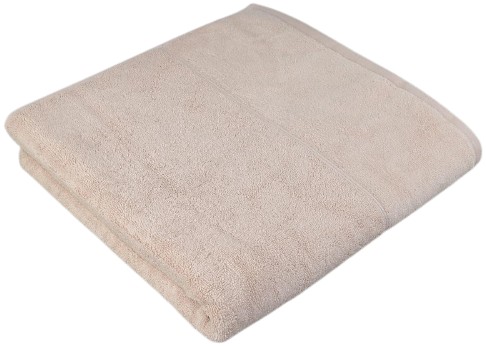 Фото - Рушник банний GM Textile махровий бежевий Міладо 70x140