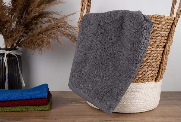 Фото - Рушник для рук GM Textile махровий сірий 30x50