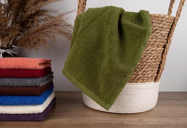 Фото - Полотенце для рук GM Textile махровое зеленый 40x70