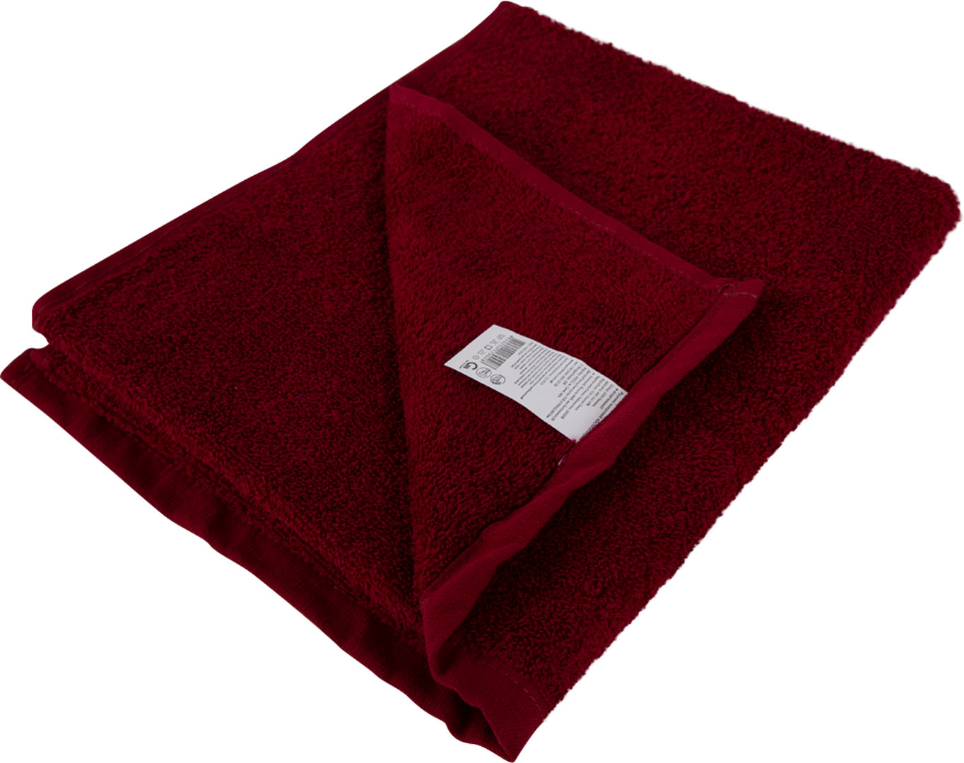Фото - Рушник для обличчя GM Textile махровий бордовий 50x90