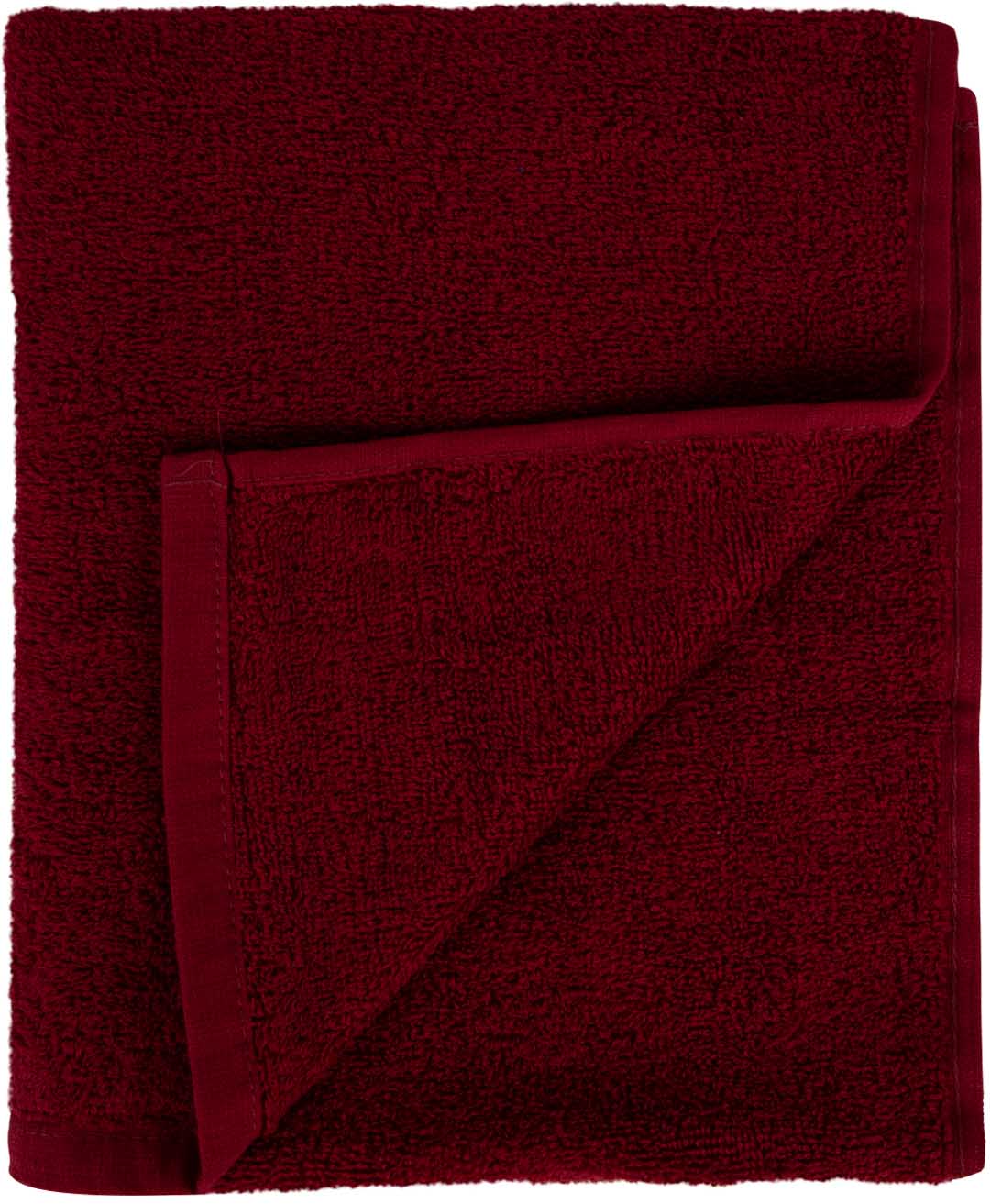 Фото - Рушник для обличчя GM Textile махровий бордовий 50x90