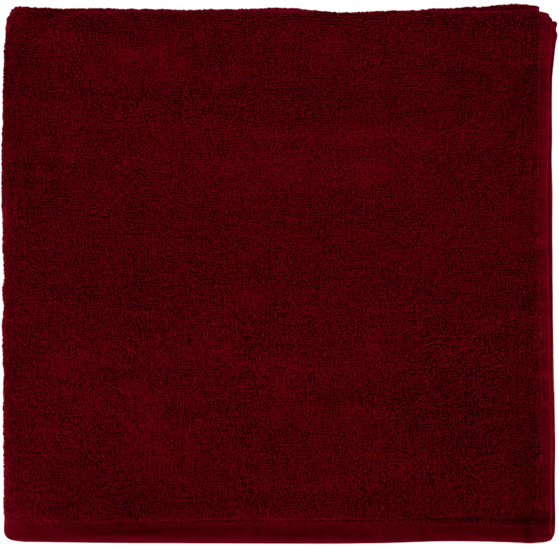 Фото - Рушник банний GM Textile махровий бордовий 70x140