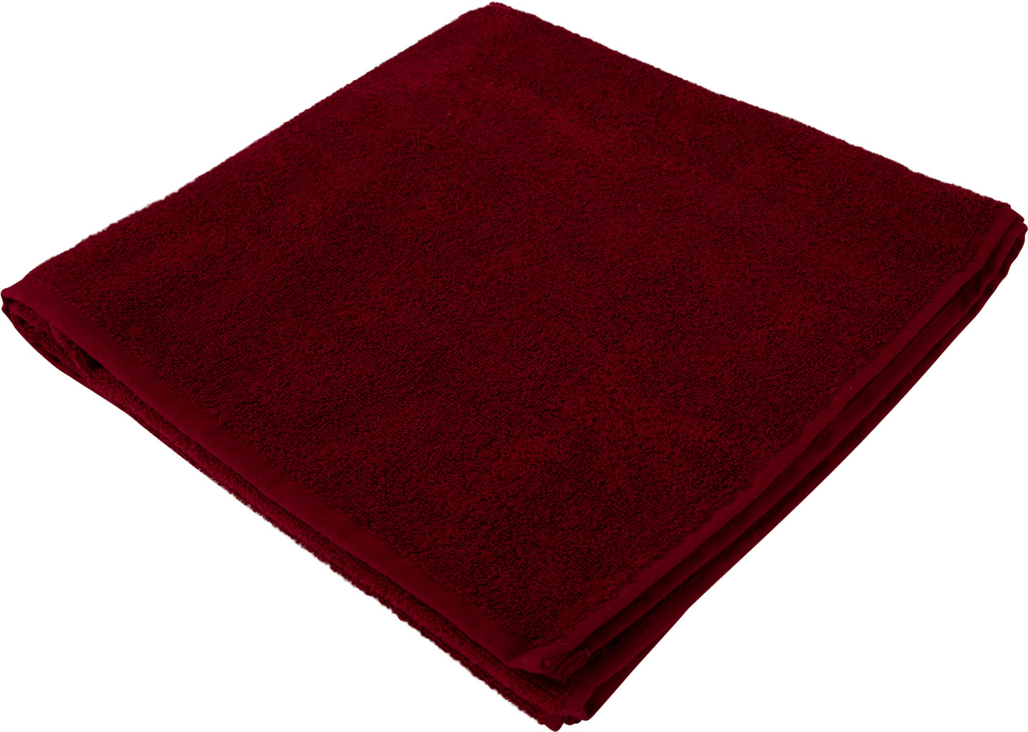 Фото - Рушник банний GM Textile махровий бордовий 70x140