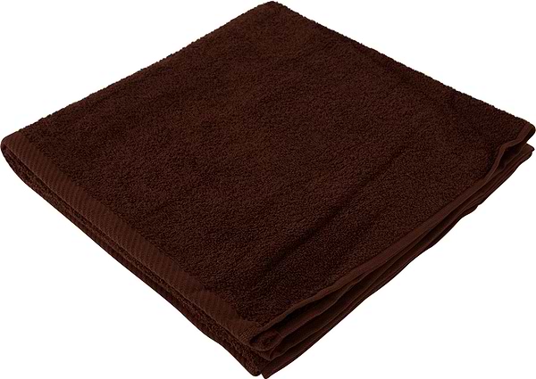Фото - Рушник банний GM Textile махровий коричневий 70x140