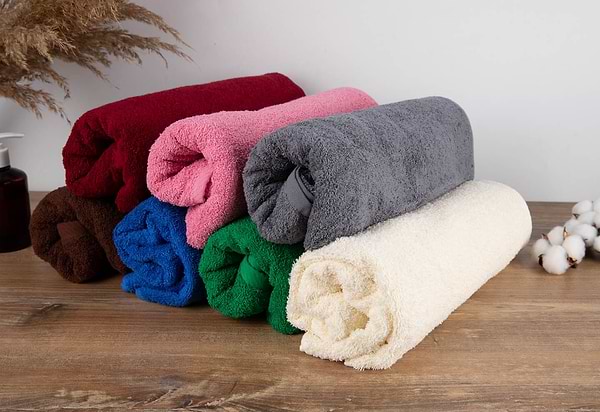 Фото - Рушник банний GM Textile махровий коричневий 70x140