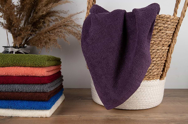 Фото - Полотенце для рук GM Textile махровое фиолетовый 40x70