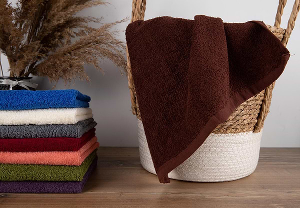 Фото - Рушник для обличчя GM Textile махровий коричневий 50x90