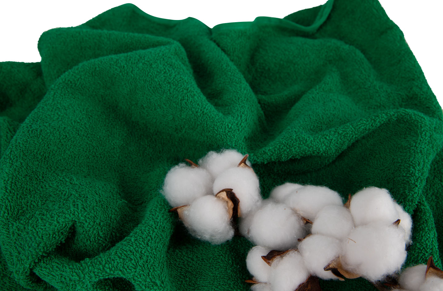 Фото - Рушник для обличчя GM Textile махровий зелений 50x90