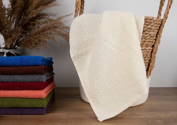 Фото - Рушник для обличчя GM Textile махровий ванільний 50x90