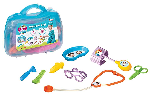 Фото - Сюжетно-ролевая игра. Набор-профессий dede Сумка врача Candy&Ken (01923)