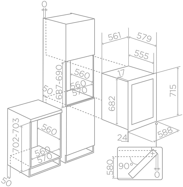 Фото - Винный шкаф Elica VERITAS BI36 BL