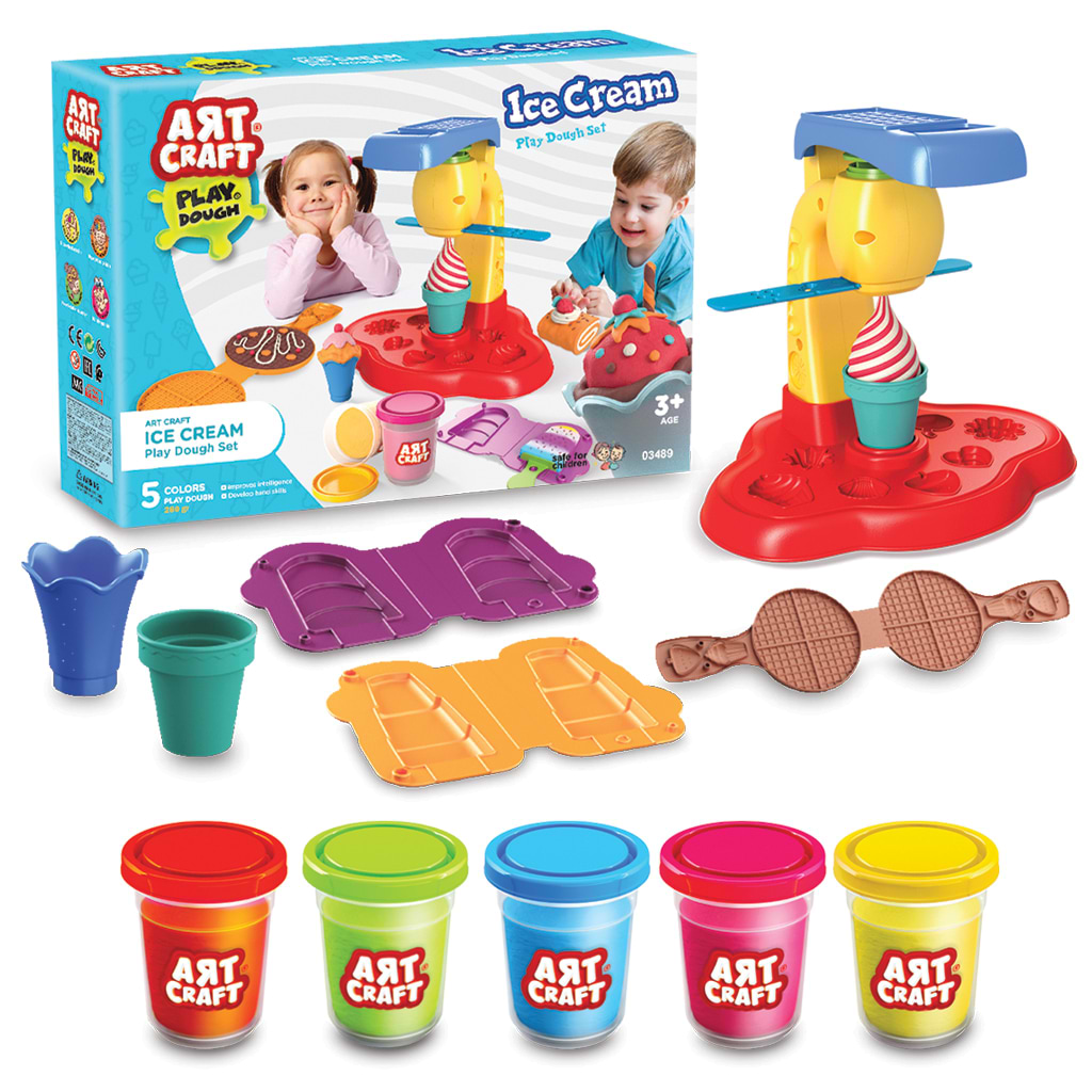 Ліплення з тіста dede Морозиво Art Craft 280 г (03489)