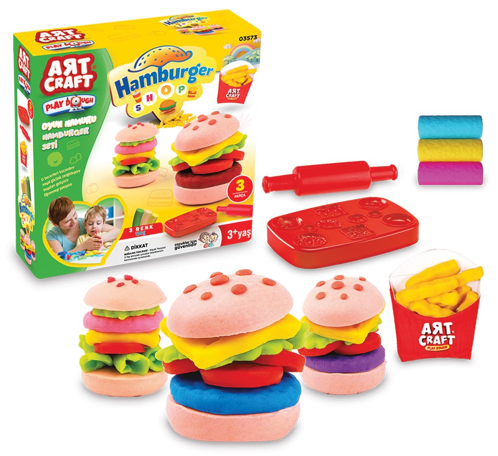 Ліплення з тіста dede Бургер Art Craft 150 г (03573)
