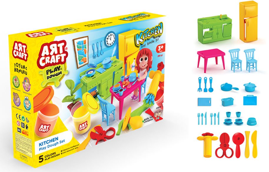 Ліплення з тіста dede Кухня, великий Art Craft 280 г (03658)