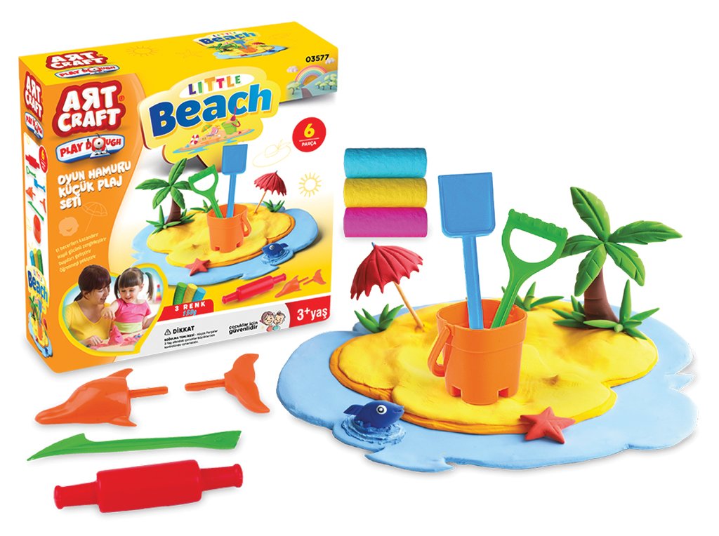 Лепка из теста dede Пляж Art Craft 150 г (03577)