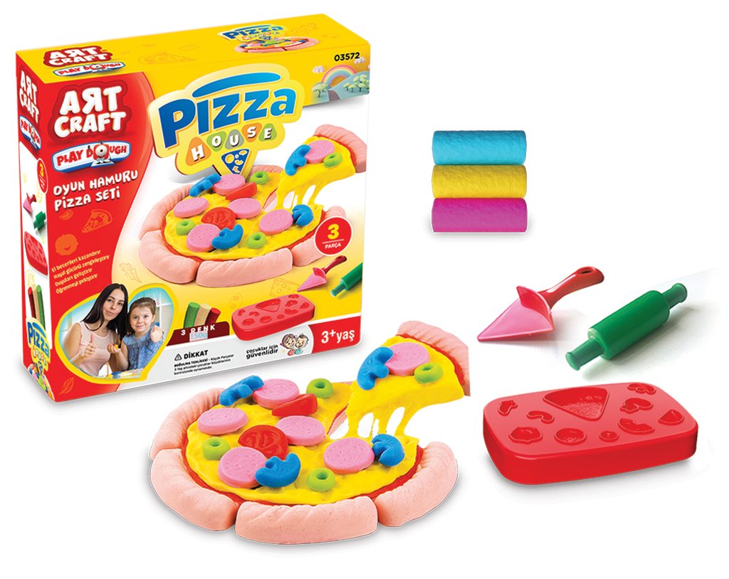 Лепка из теста dede Пицца Art Craft 150 г (03572)