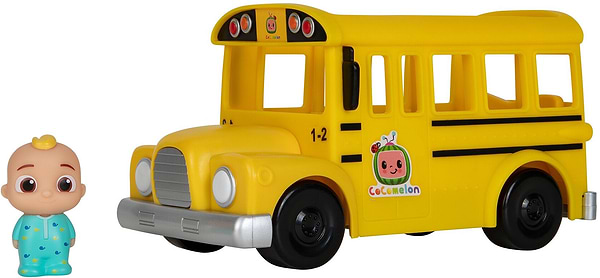 Фото - Интерактивный транспорт CoComelon Feature Vehicle Желтый Школьный Автобус со звуком (CMW0015)